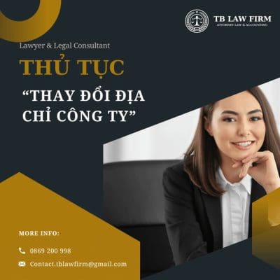 Hồ sơ, thủ tục thay đổi địa chỉ công ty, doanh nghiệp