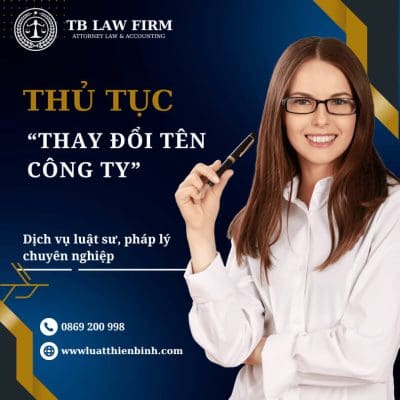 Hồ sơ, thủ tục thay đổi tên công ty, doanh nghiệp