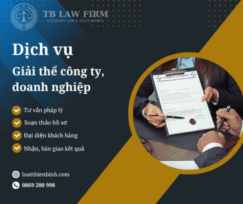 Dịch vụ giải thể công ty, doanh nghiệp