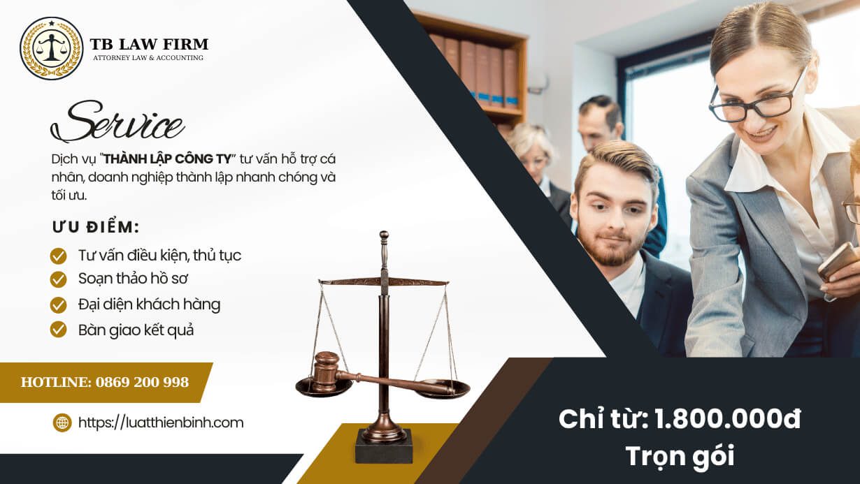 Dịch vụ thành lập công ty giá rẻ, trọn gói