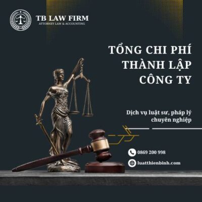 Tổng chi phí thành lập công ty