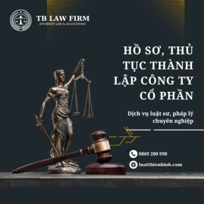 Hồ sơ, thủ tục thành lập công ty cổ phần