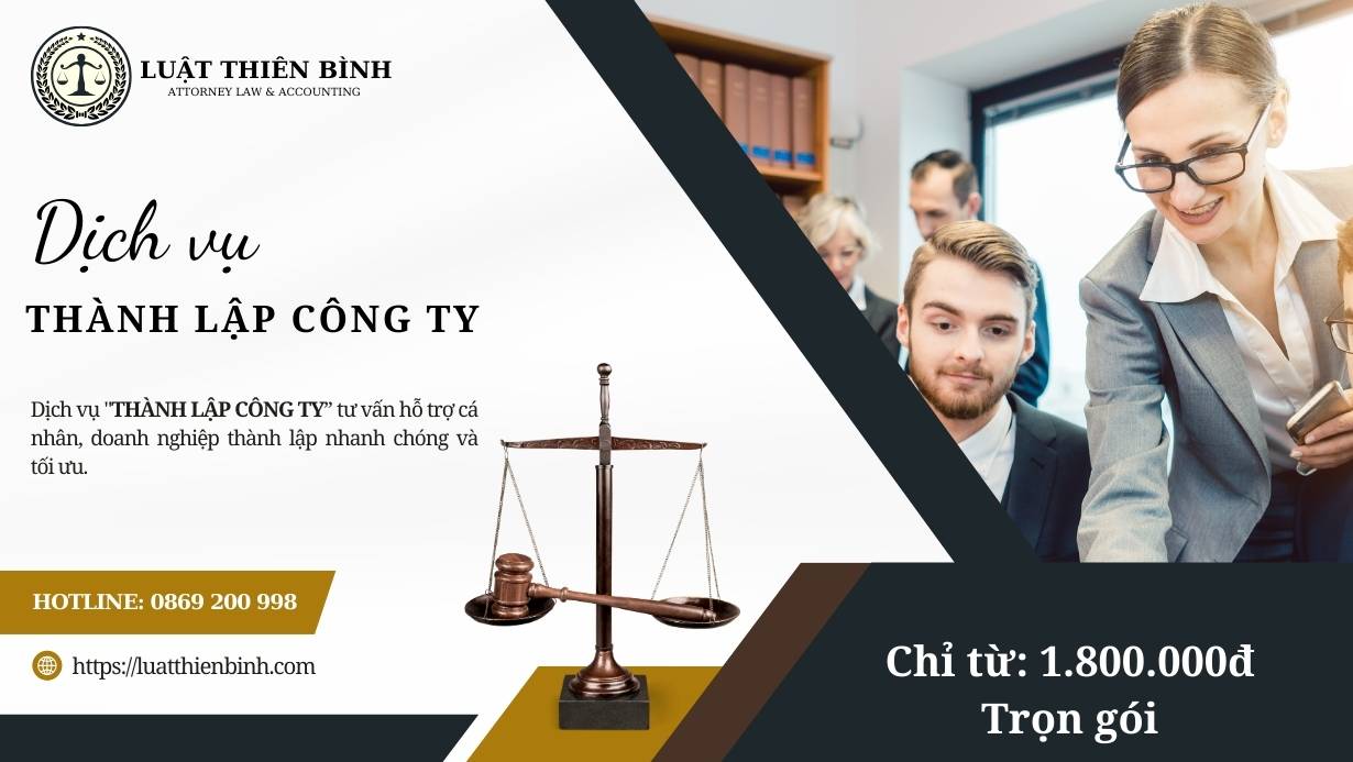 Dịch vụ thành lập công ty trọn gói uy tín chuyên nghiệp